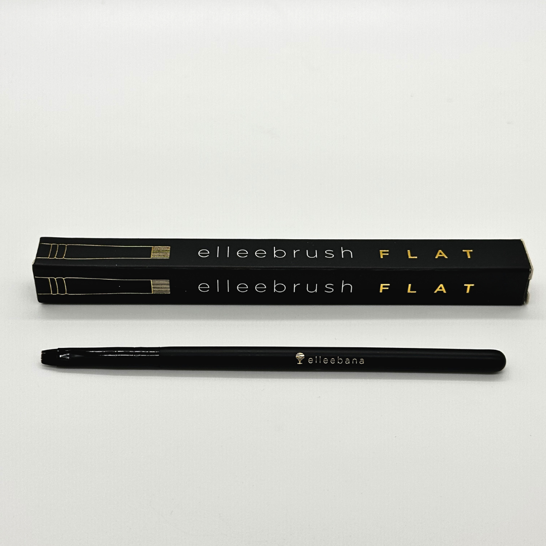 Eleebana Elleebrush flat precision brush for lash lift brow lamination and tint application