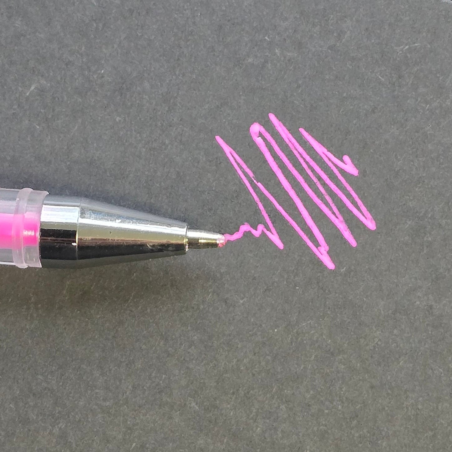 Pink professional skin mapping pen with precision tip for brow shaping and cosmetic tattoo outlining