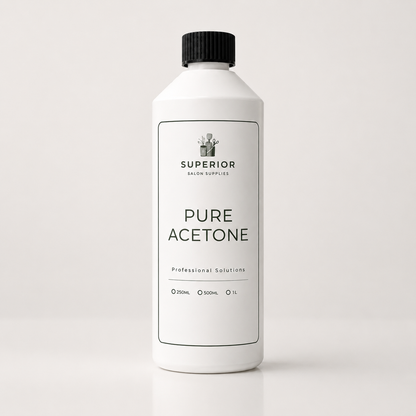 Superior Salon Supplies Pure Acetone 500ml professional salon acetone solution bottle