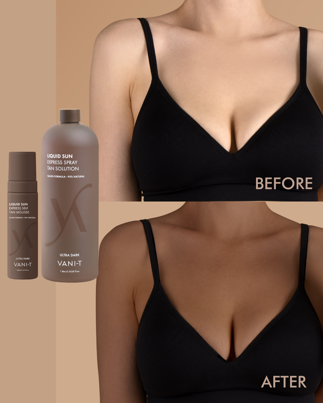 VANI-T Liquid Sun Express Spray Tan Solution 1L