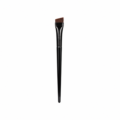 Large angled brow brush for precise eyebrow shaping and product application