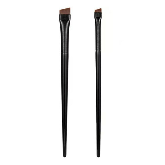 Angled brow brush set showing small and large precision eyebrow brushes