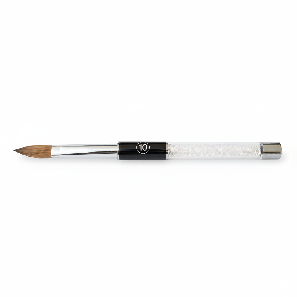 size 10 kolinsky hair acrylic nail brush 