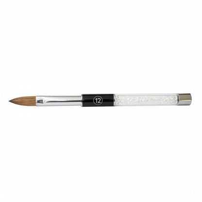 size 12 kolinsky hair acrylic nail brush 