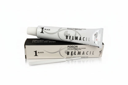 Belmacil Black eyelash and eyebrow tint professional salon lash tint
