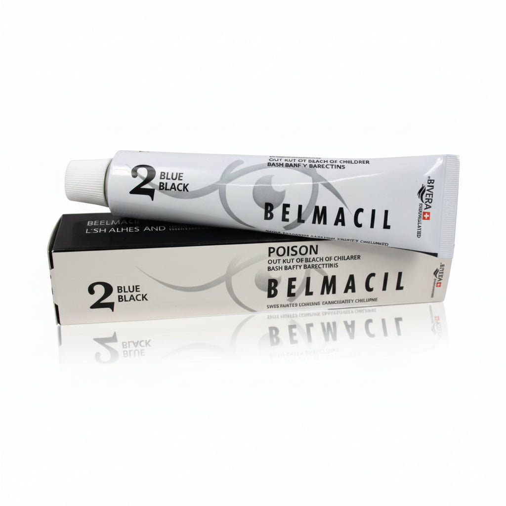 Belmacil Blue Black eyelash and eyebrow tint professional salon lash tint