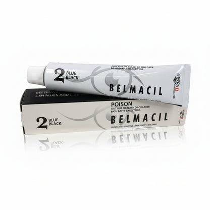 Belmacil Blue Black eyelash and eyebrow tint professional salon lash tint