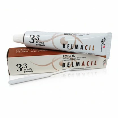 Belmacil Honey Brown lash and brow tint professional salon tint