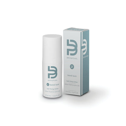 BRIK & PEARL Bond Lock Step 2 professional lash lift and brow lamination lotion with packaging