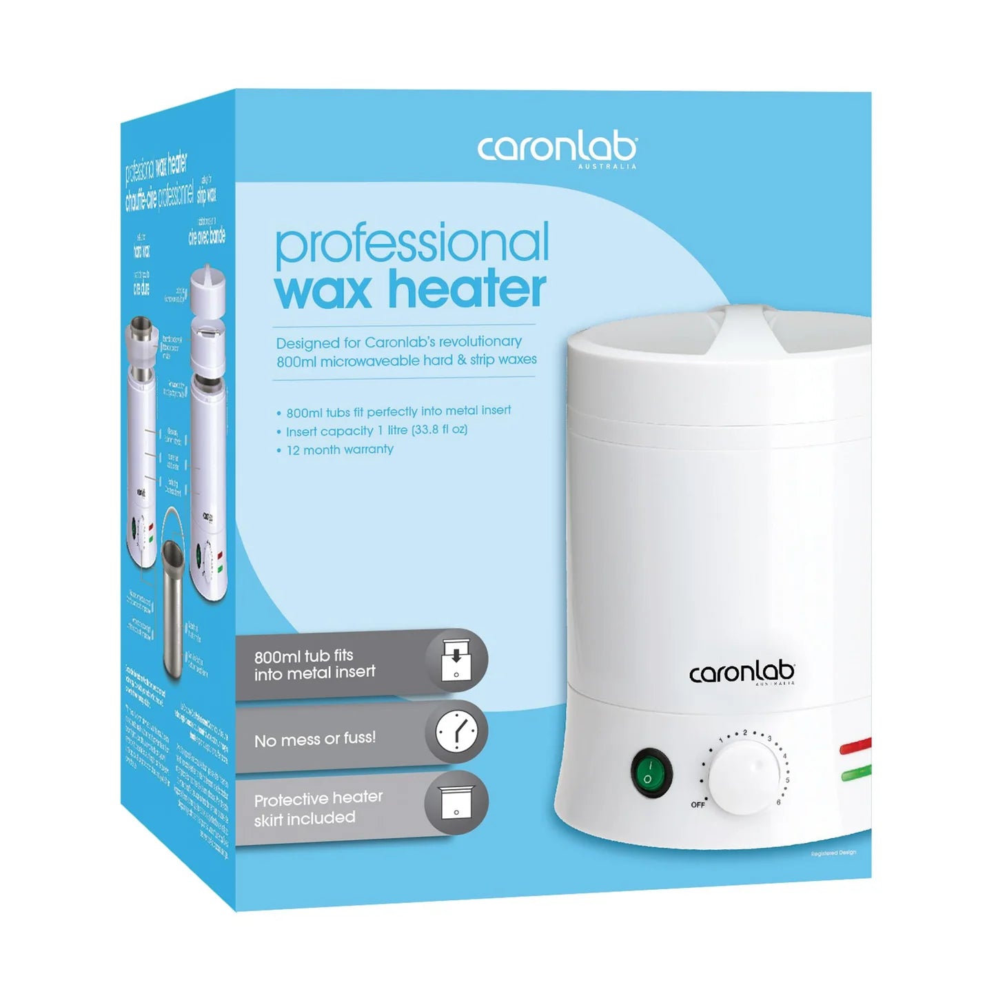 Caronlab 1 litre wax heater in box