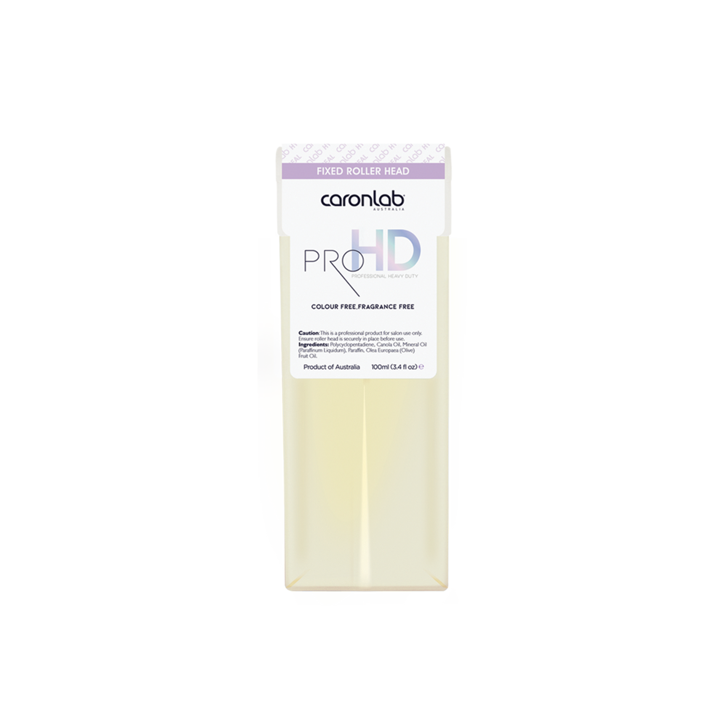 Caronlab Pro HD strip wax cartridge product on a white background