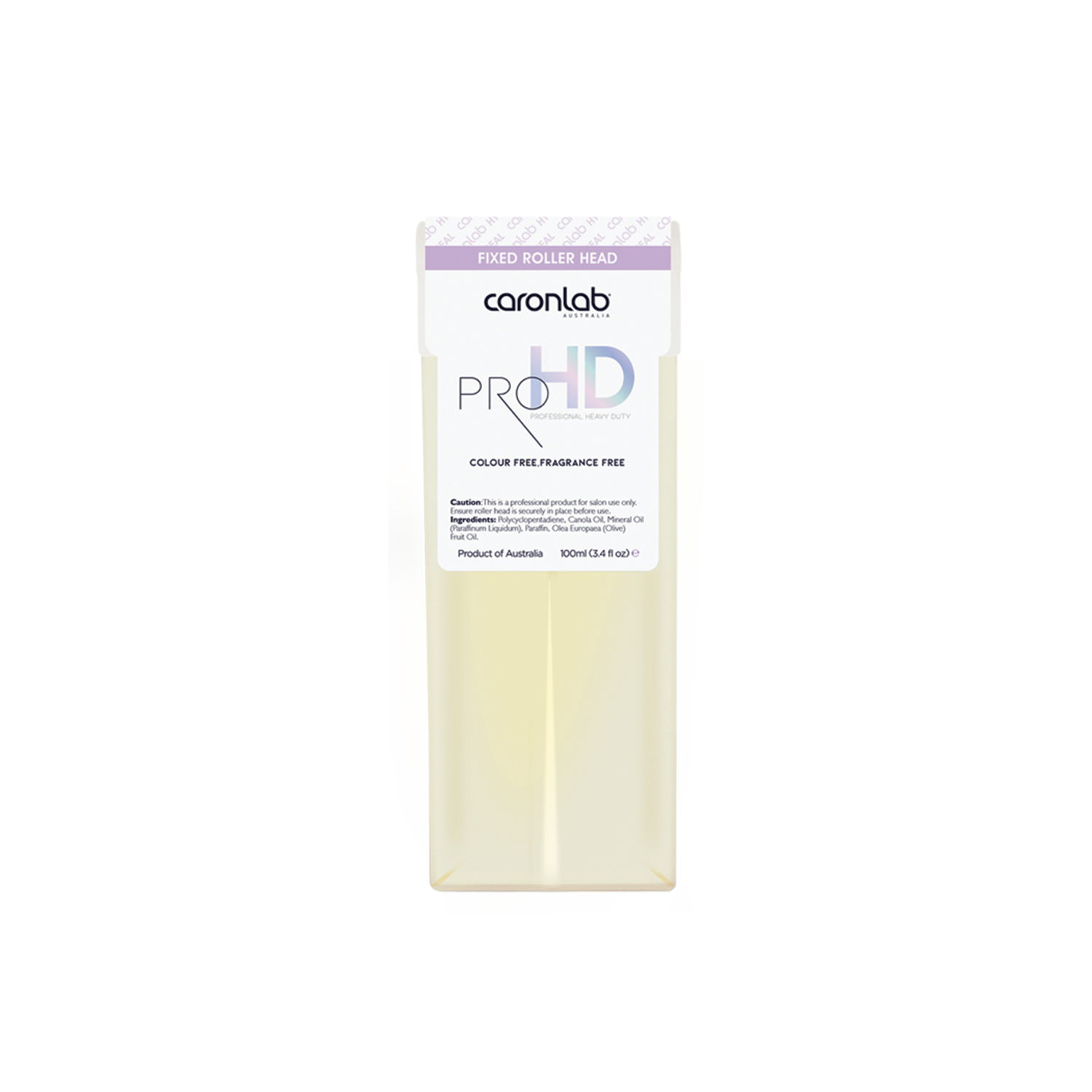 Caronlab Pro HD strip wax cartridge product on a white background