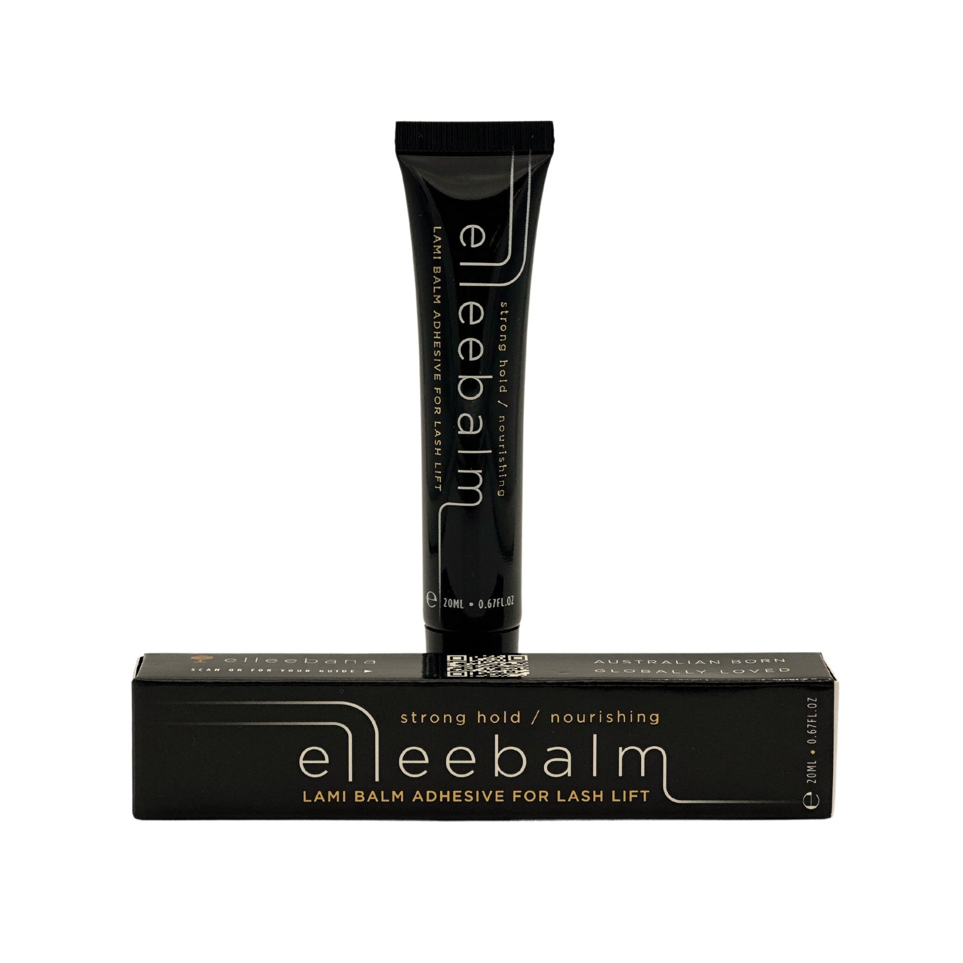 Elleebalm Lami Balm Adhesive 20ml by Elleebana with retail box packaging