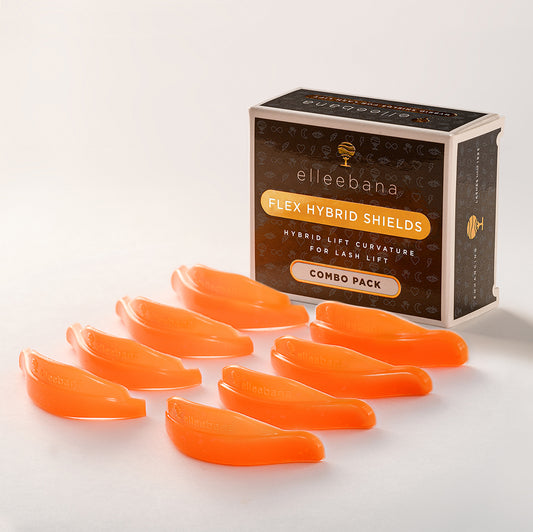 Elleebana Flex Hybrid Shields combo pack for lash lifting with multiple shield sizes