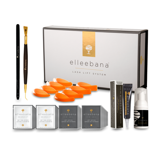Elleebana lash lift system with products included in kit