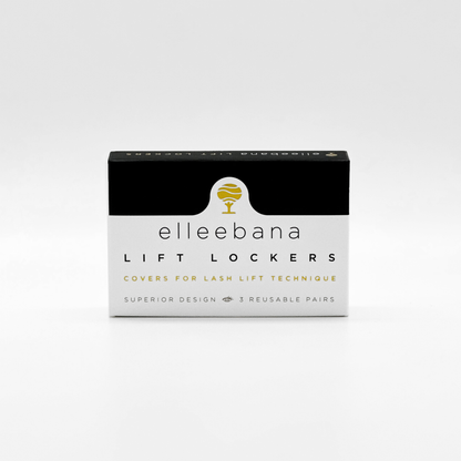 Elleebana Lift Lockers reusable covers for lash lift technique with 3 pairs included