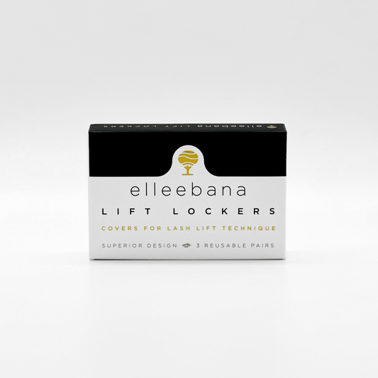 Elleebana Lift Lockers reusable covers for lash lift technique with 3 pairs included