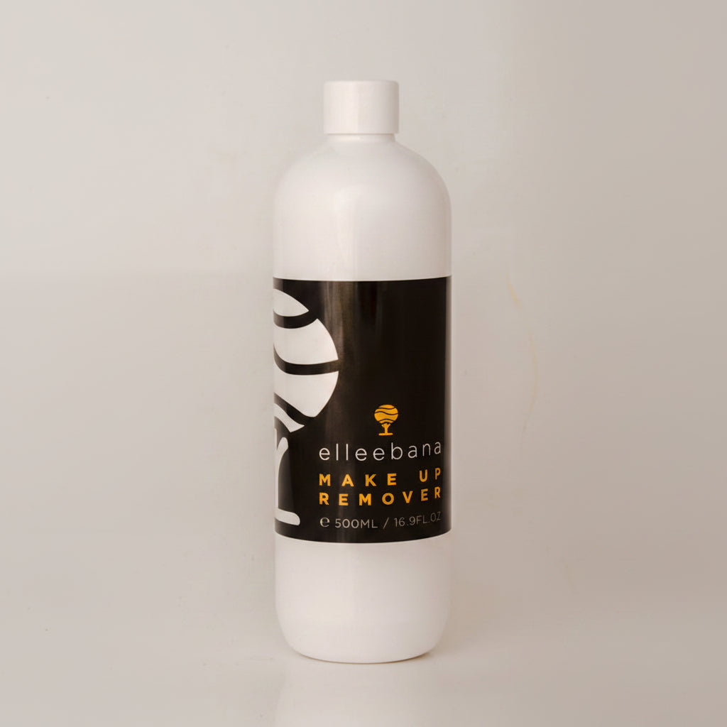 Elleebana Makeup Remover 500ml professional cleanser for lash lift, brow lamination and tint preparation