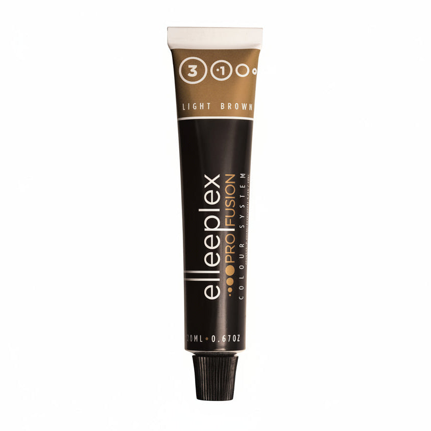 Elleeplex Pro Fusion Light Brown lash and brow tint 20ml professional tint colour tube