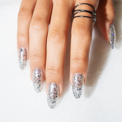 hand with Gelish Am I Making You Gelish? on the nails