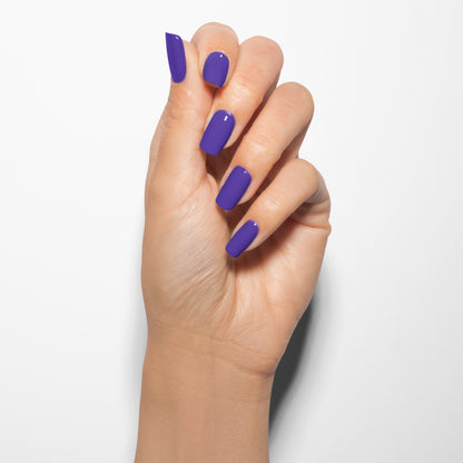 hand with Gelish Anime-Zing Colour on the nails