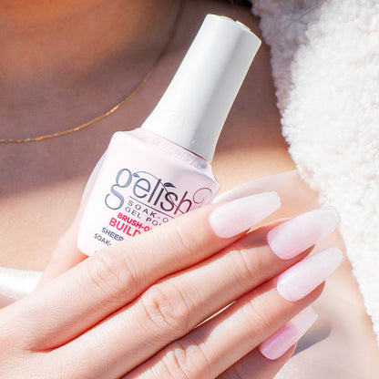Gelish Brush-On Builder Sheer Shimmer 15ml with sheer shimmer builder gel manicure