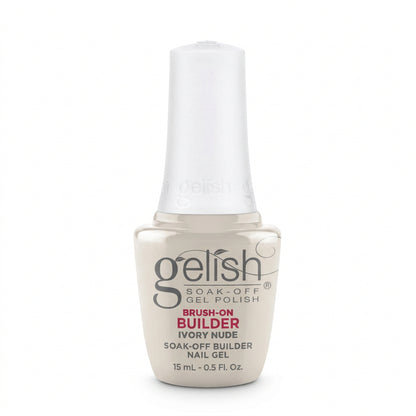 Gelish Builder in a bottle gel in colour ivory nude 15ml bottle.