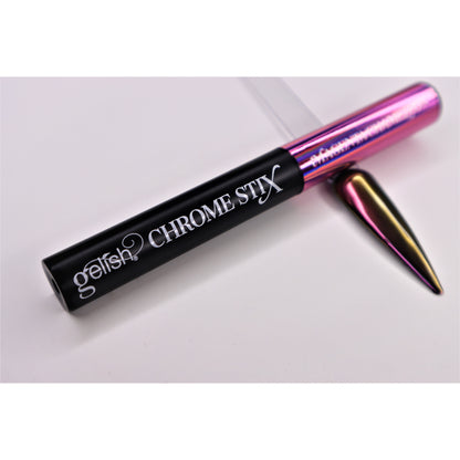Gelish Chromestix Chrome Nail Powder Pen Magenta Chameleon on white background