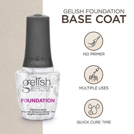 Gelish Foundation Base Gel (LED Soak-Off Base Coat) 15ml