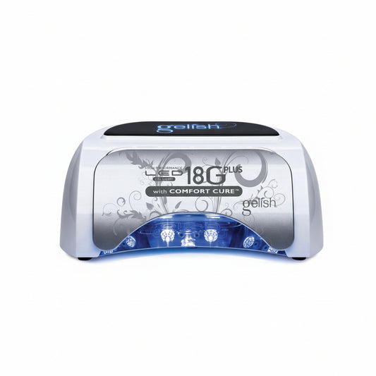 Gelish LED 18G Plus nail lamp on a white background