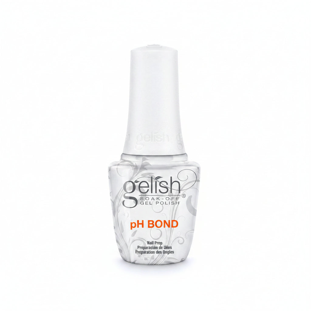 Gelish pH Bond professional nail dehydrator for improved adhesion and natural nail preparation before gel, builder gel and acrylic application.