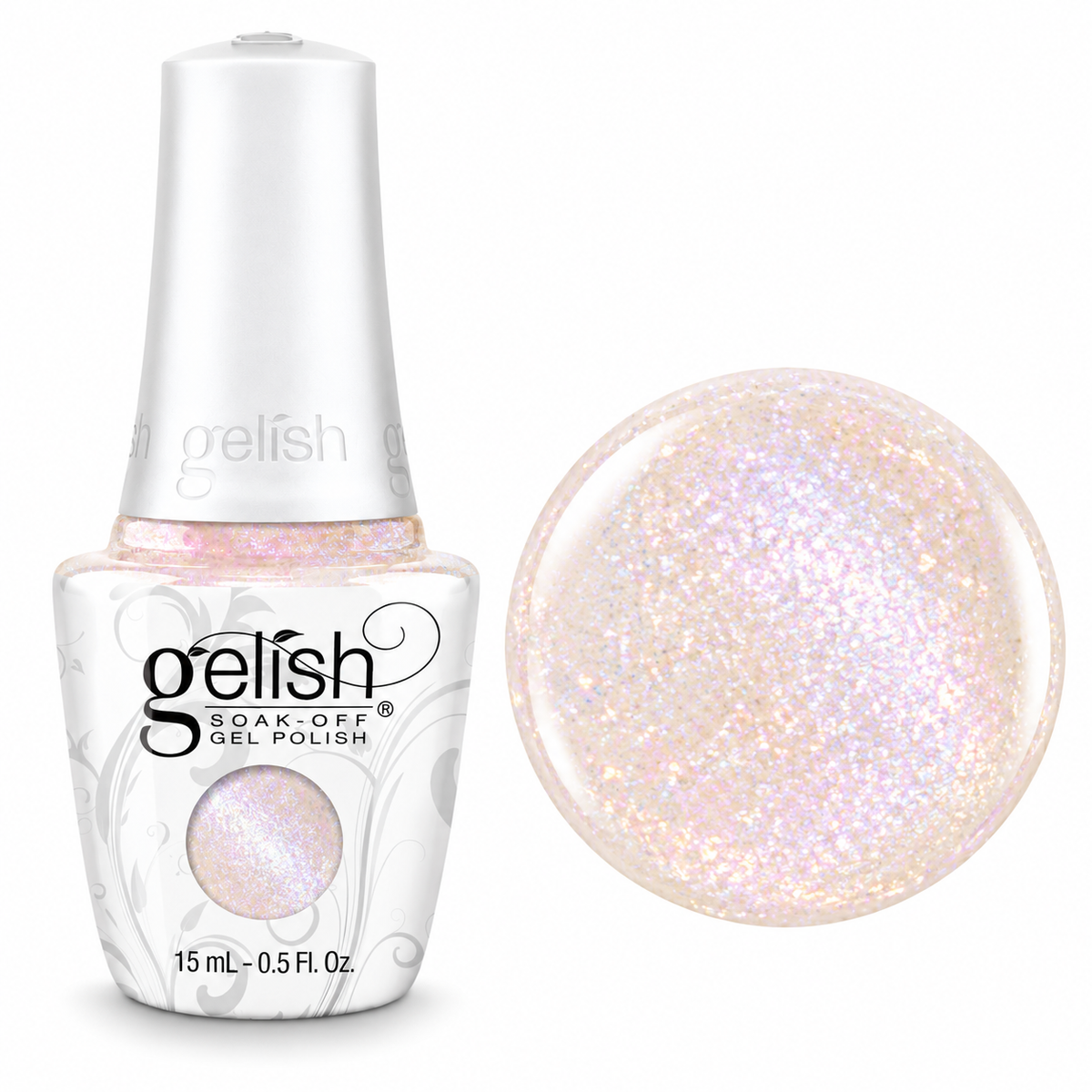 Gelish soak off gel polish in colour izzy wizzy let's get busy a blue and purple iridescent colour shifting shade