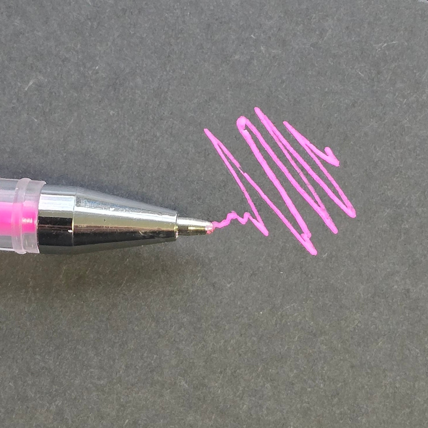 Pink professional skin mapping pen with precision tip for brow shaping and cosmetic tattoo outlining