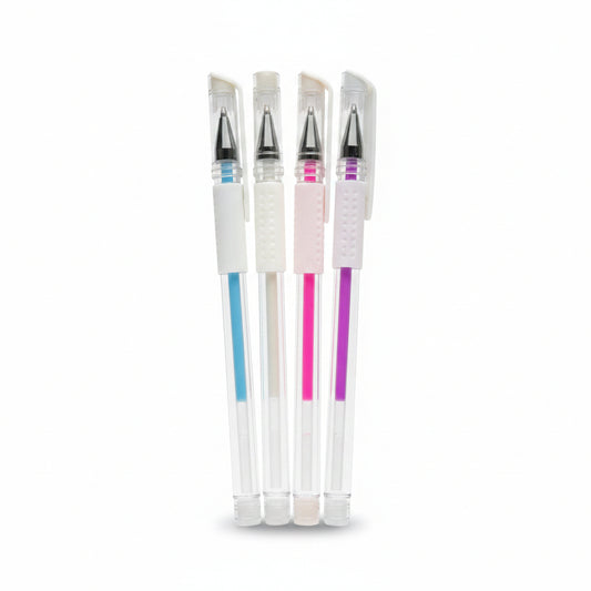 Professional skin mapping pens in blue, white, pink and purple colours for brow and PMU services