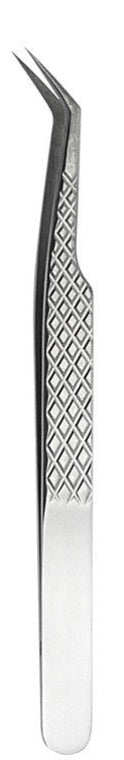 Professional volume boot lash tweezer for creating volume fans with improved grip and control