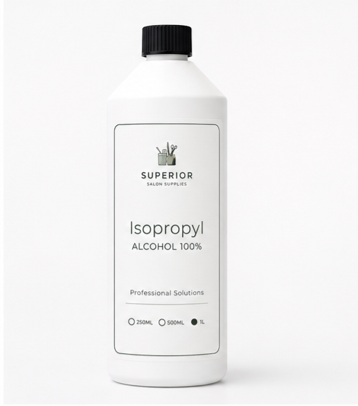 Superior Salon Supplies Isopropyl Alcohol 1L professional salon solution bottle