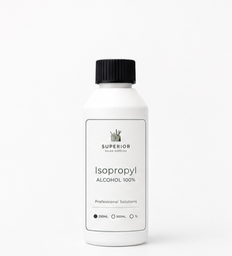 Superior Salon Supplies Isopropyl Alcohol 250ml professional salon solution bottle