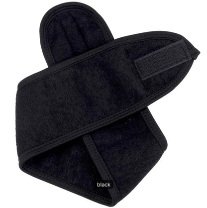 Adjustable facial headband for beauty and skincare treatments