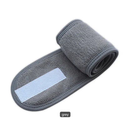 Washable spa headband for facial treatments and skincare use